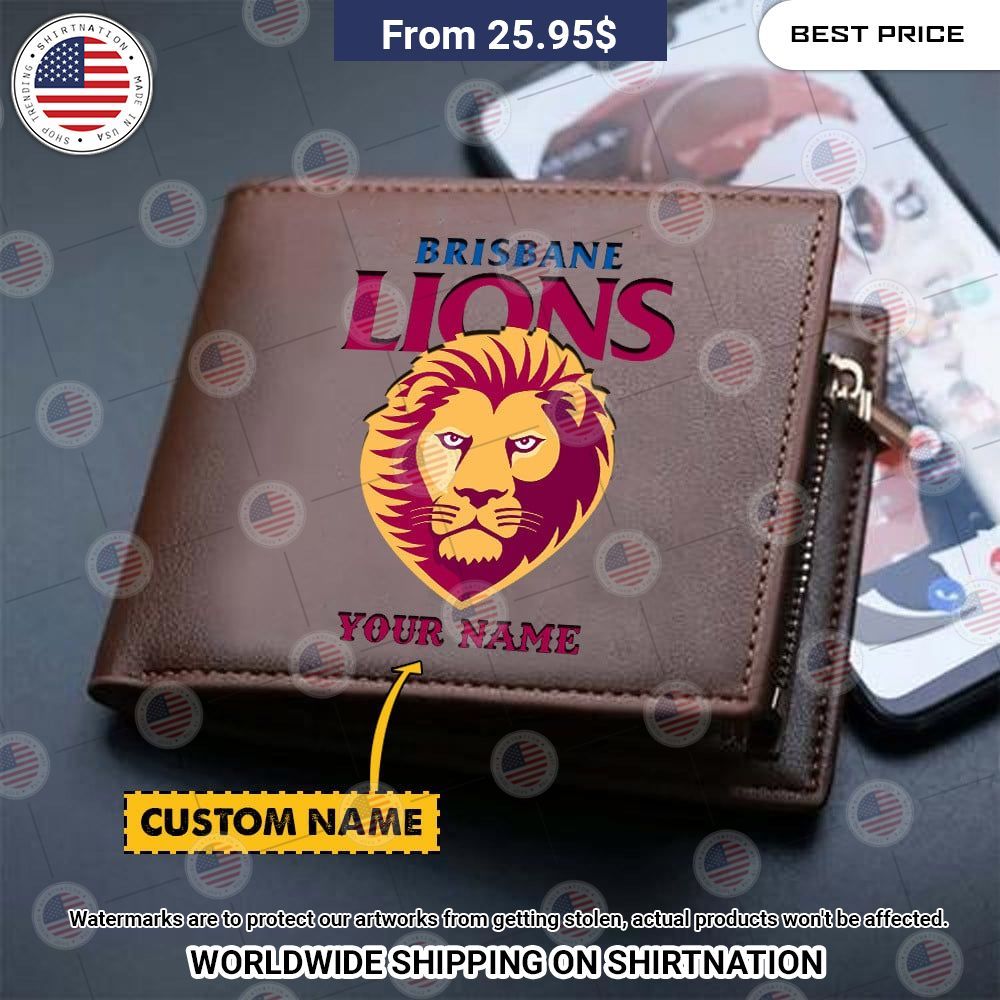 BEST Brisbane Lions Custom Leather Wallets
