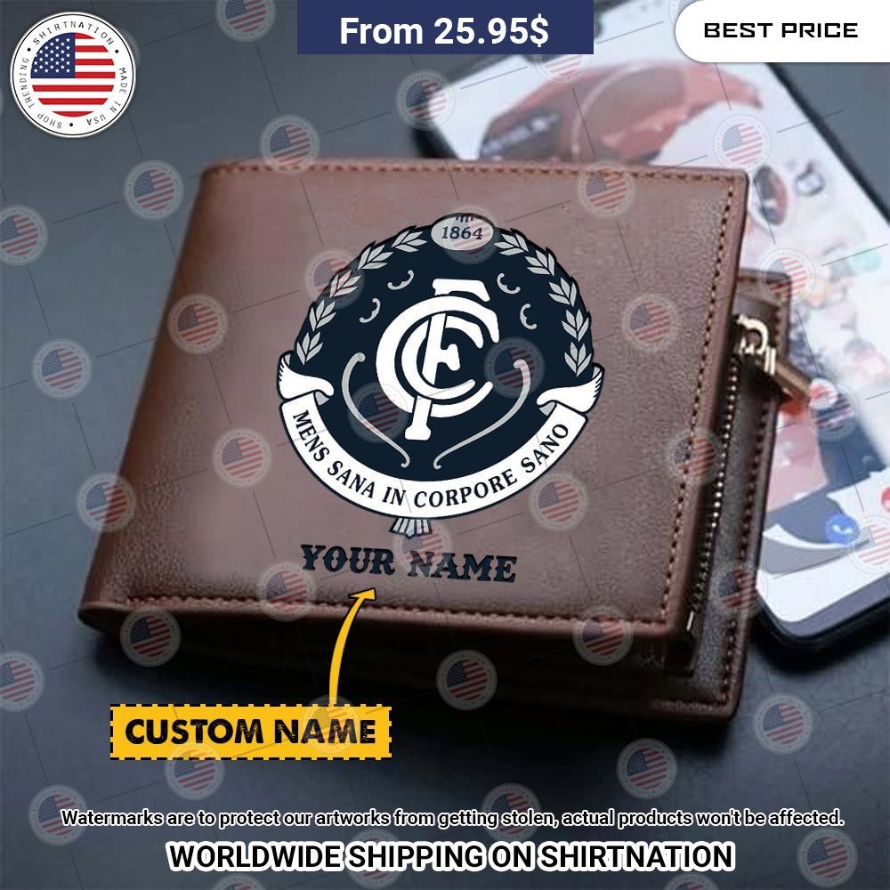 BEST Carlton Football Club Custom Leather Wallets My friends!