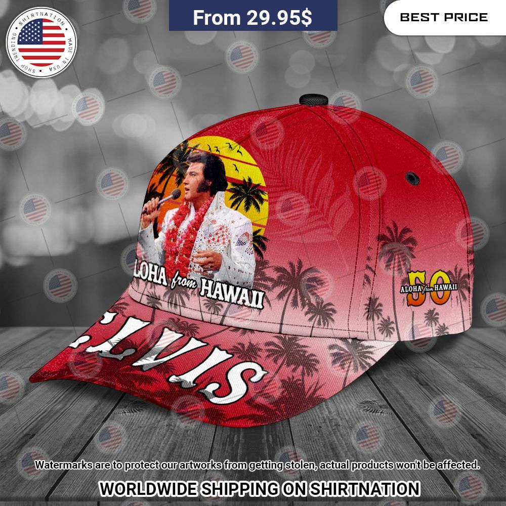 BEST Elvis Presley Aloha From Hawaii Cap Hat You look lazy