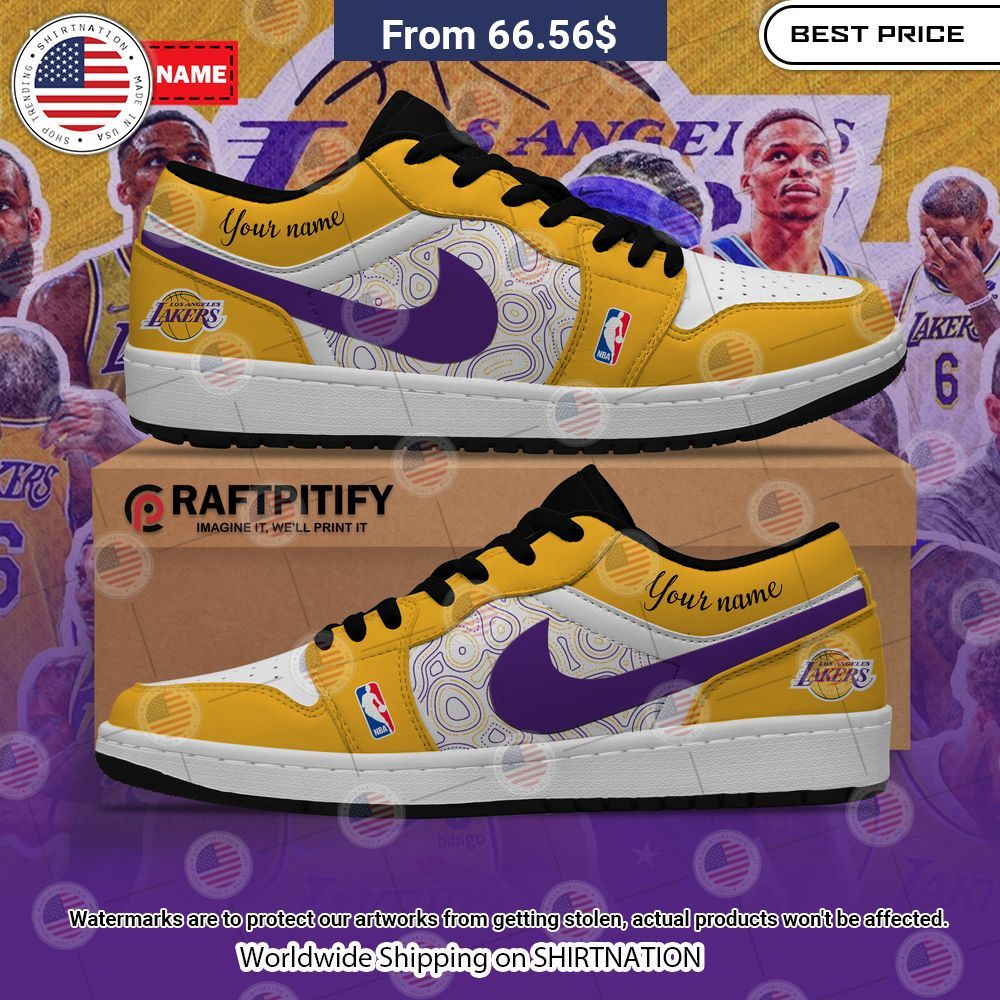 BEST Los Angeles Lakers Custom Stan Smith Sneaker Studious look