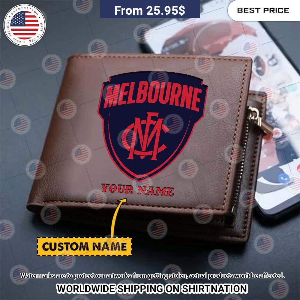 BEST Melbourne Football Club Custom Leather Wallets Super sober