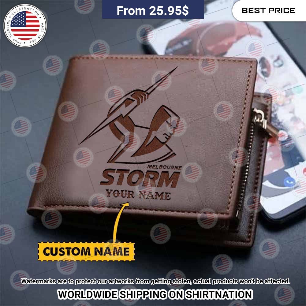 BEST Melbourne Storm Custom Leather Wallets Nice Pic