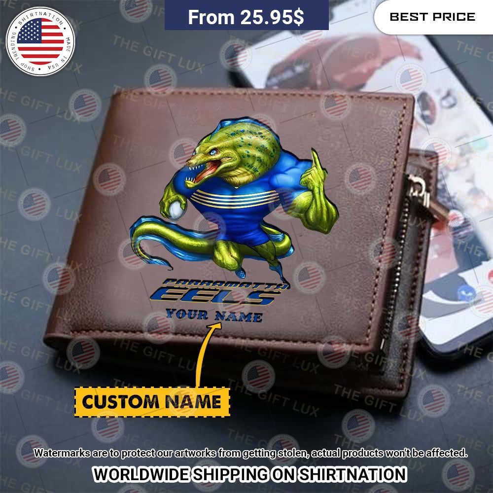 BEST Parramatta Eels Mascot Custom Leather Wallets She has grown up know