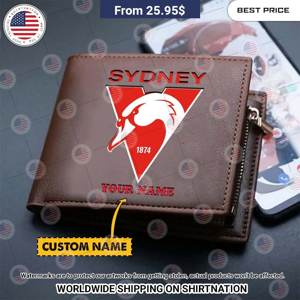 BEST Sydney Swans Custom Leather Wallets