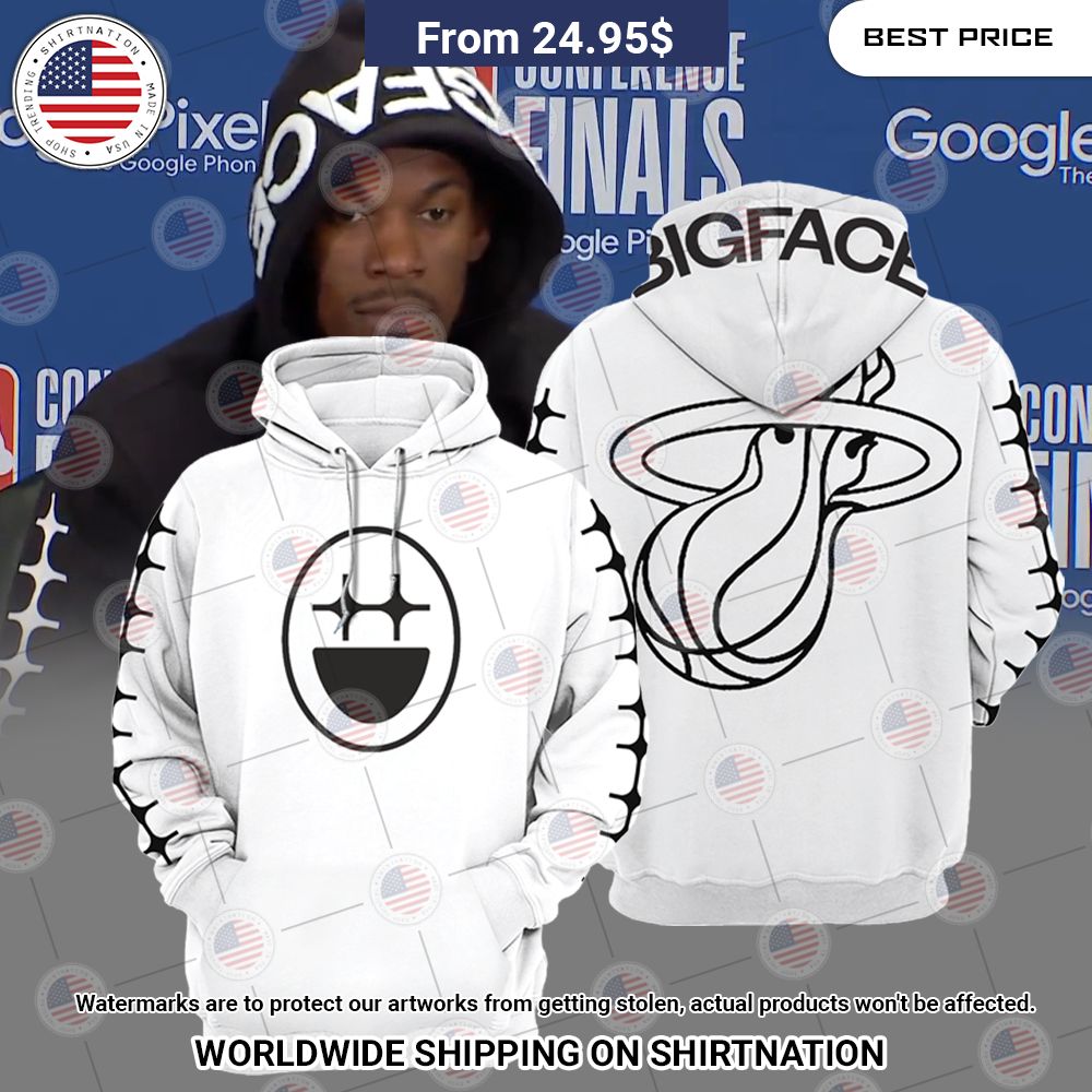 BigFace Jimmy Butler Miami Heat Hoodie You tried editing this time?