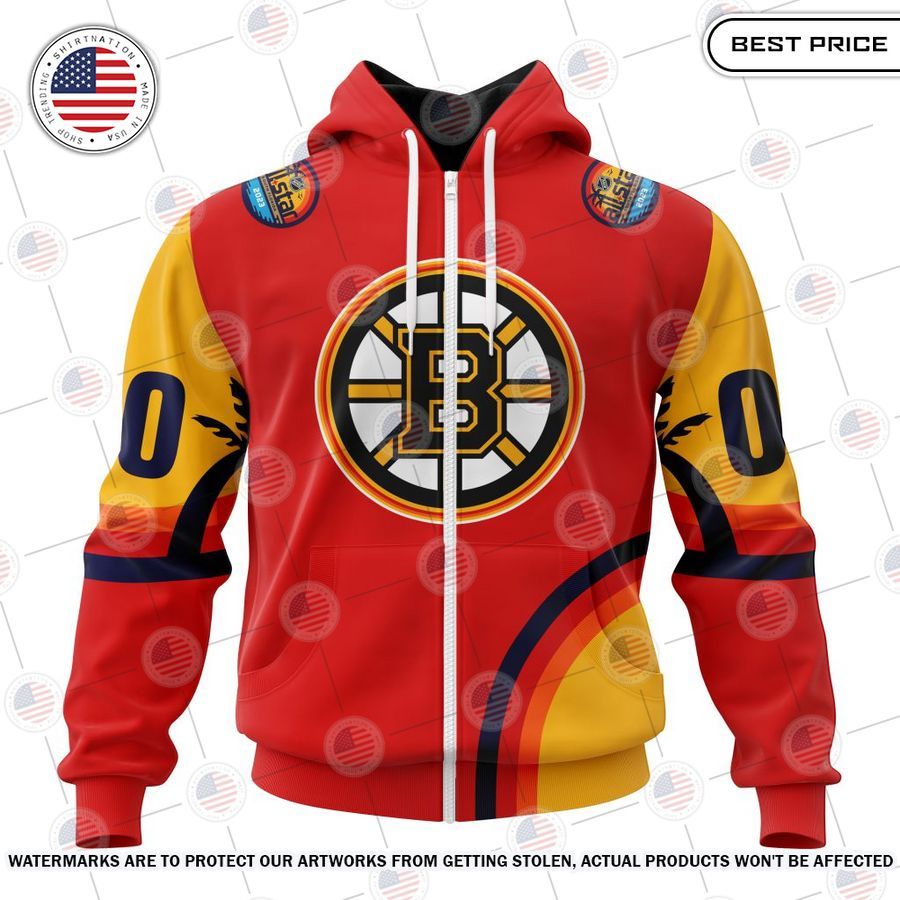 Boston Bruins All Star Game With Florida Sunset Custom Shirt Looking so nice