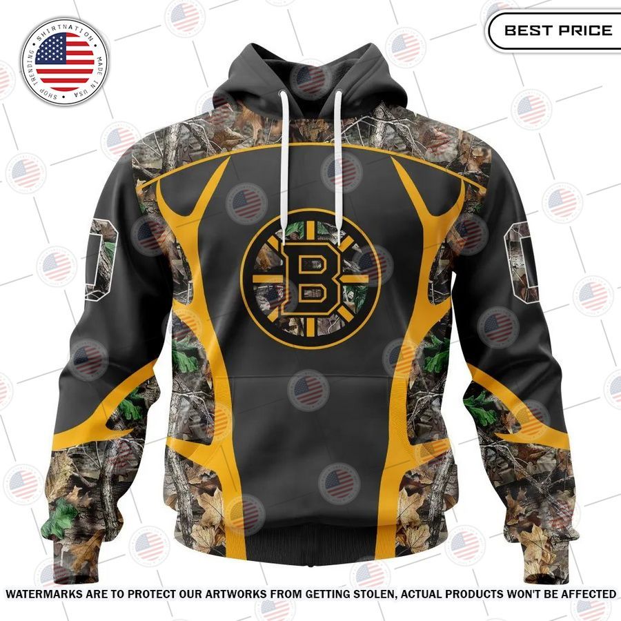 Boston Bruins Camo Hunting Custom Shirt Heroine