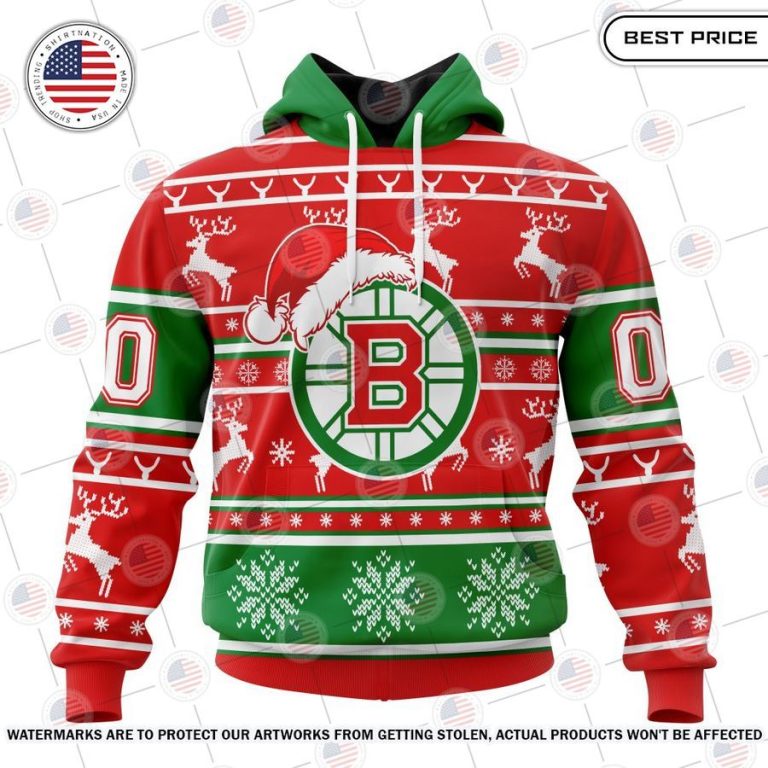 boston bruins christmas is coming custom shirt 1 753