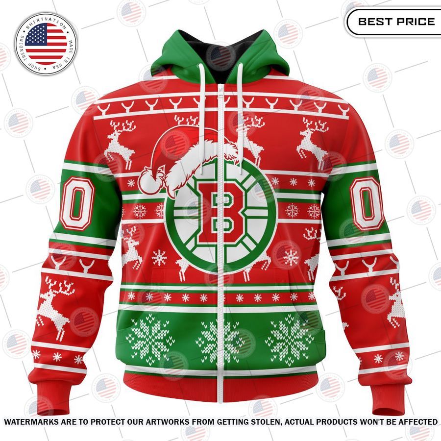boston bruins christmas is coming custom shirt 2 360