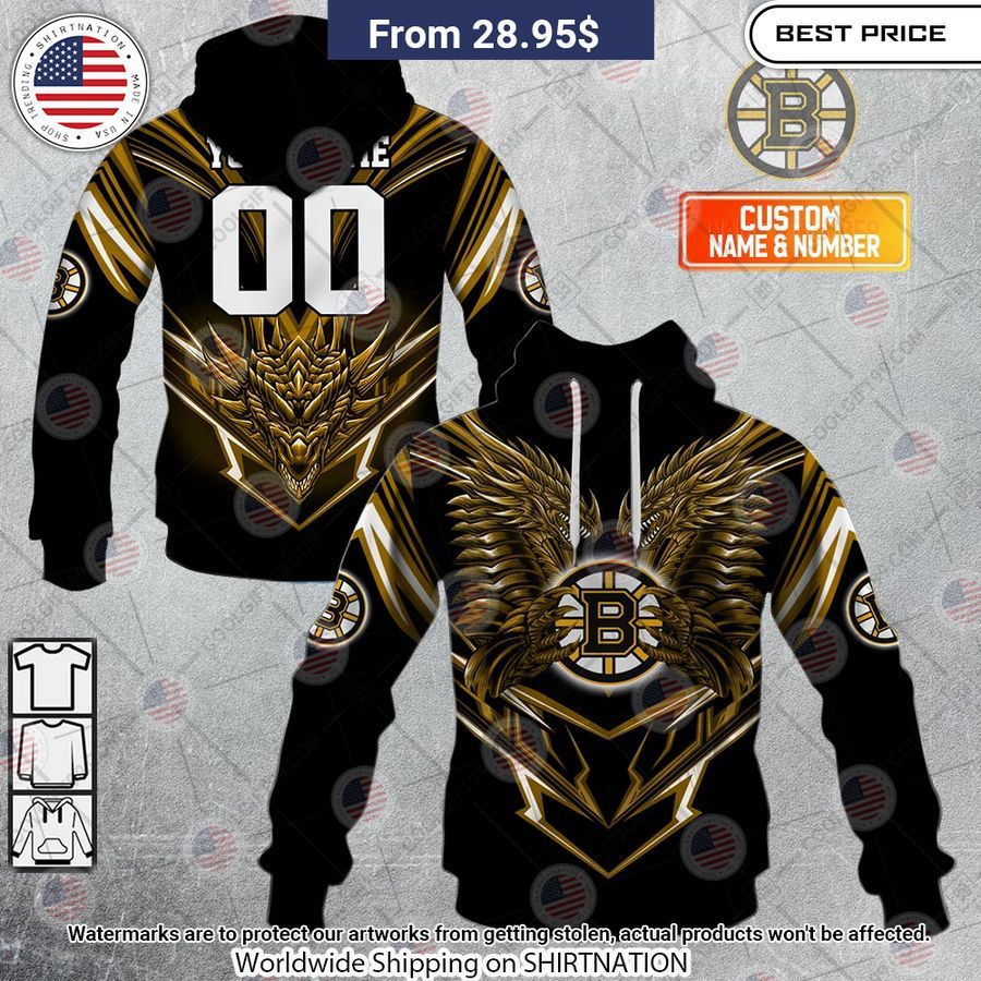 Boston Bruins Dragon Custom Shirt Great, I liked it