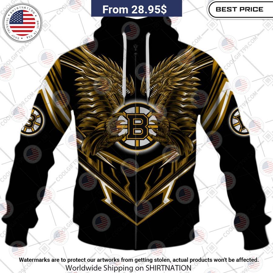 Boston Bruins Dragon Custom Shirt You guys complement each other
