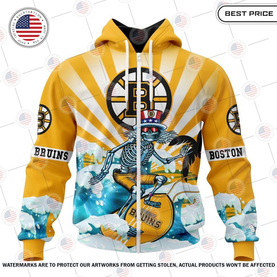 Boston Bruins Kits For The Grateful Dead Custom Shirt Rocking picture