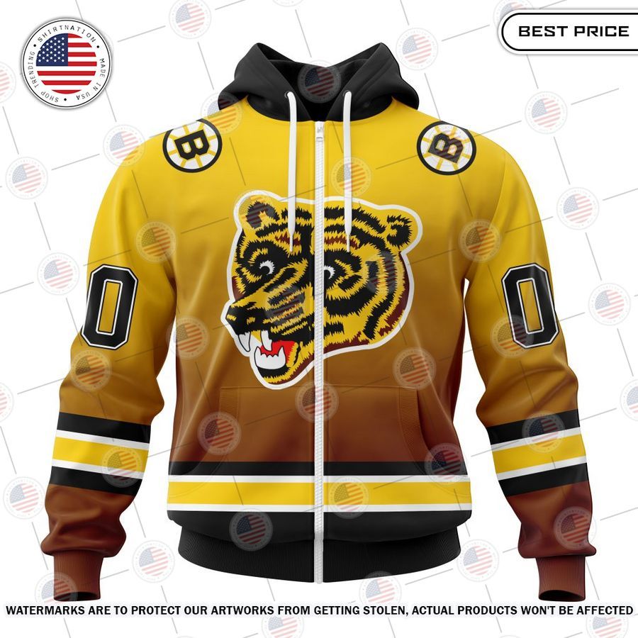 Boston Bruins Retro Gradient Custom Shirt You look fresh in nature