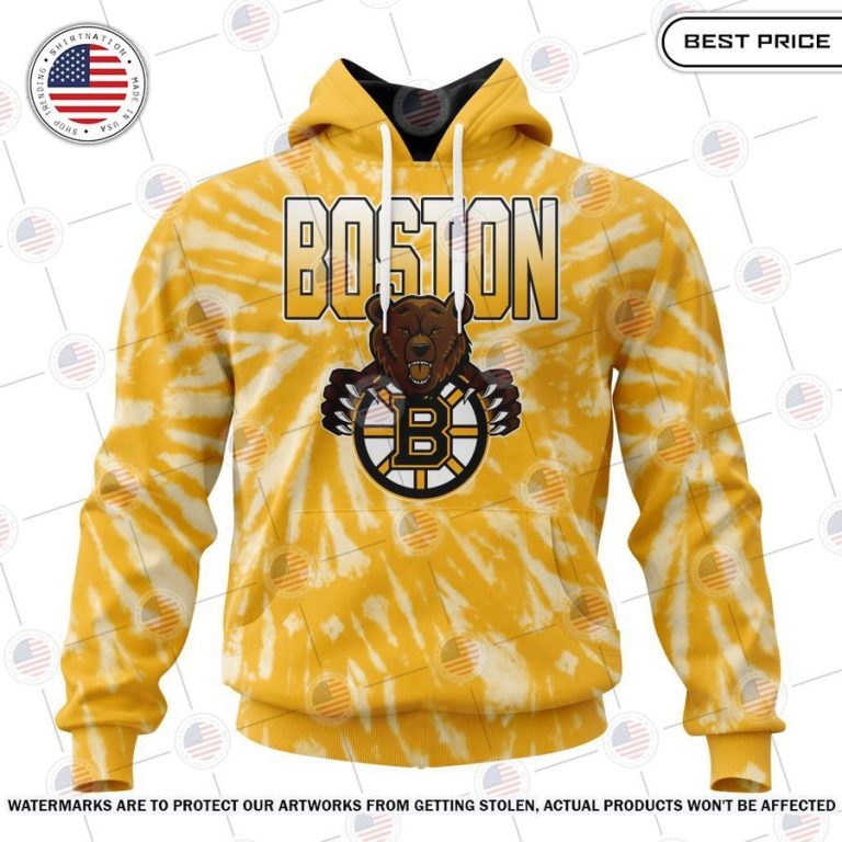 boston bruins retro vintage tie dye custom shirt 1 968