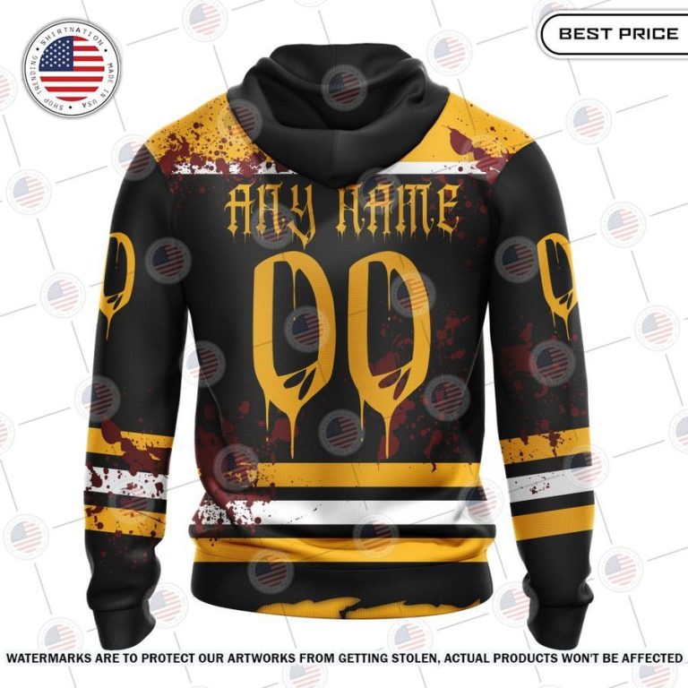 Boston Bruins With Your Ribs For Halloween Custom Shirt Gang of rockstars