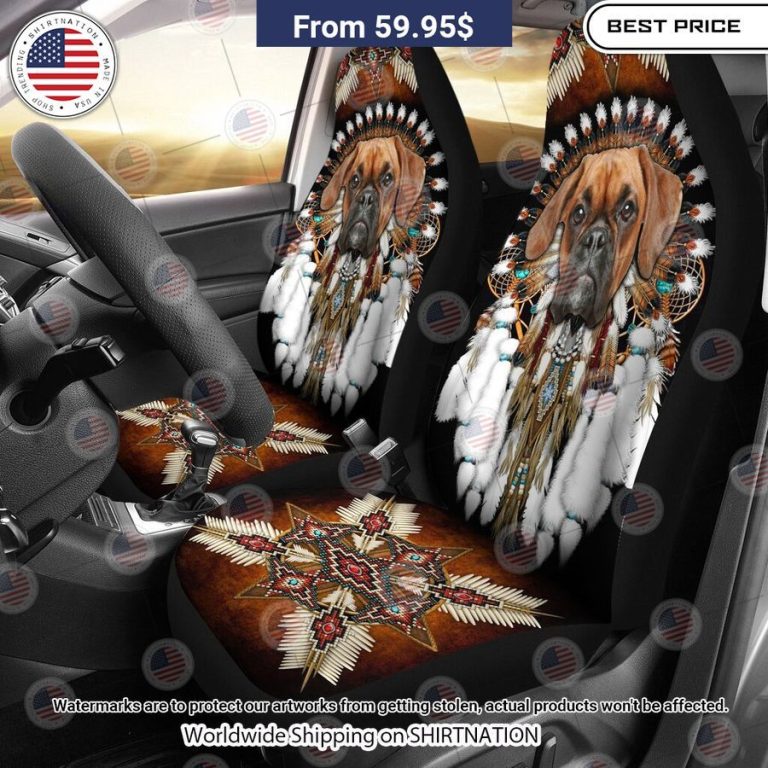 boxer dog native american rosette seat cover 2 396.jpg