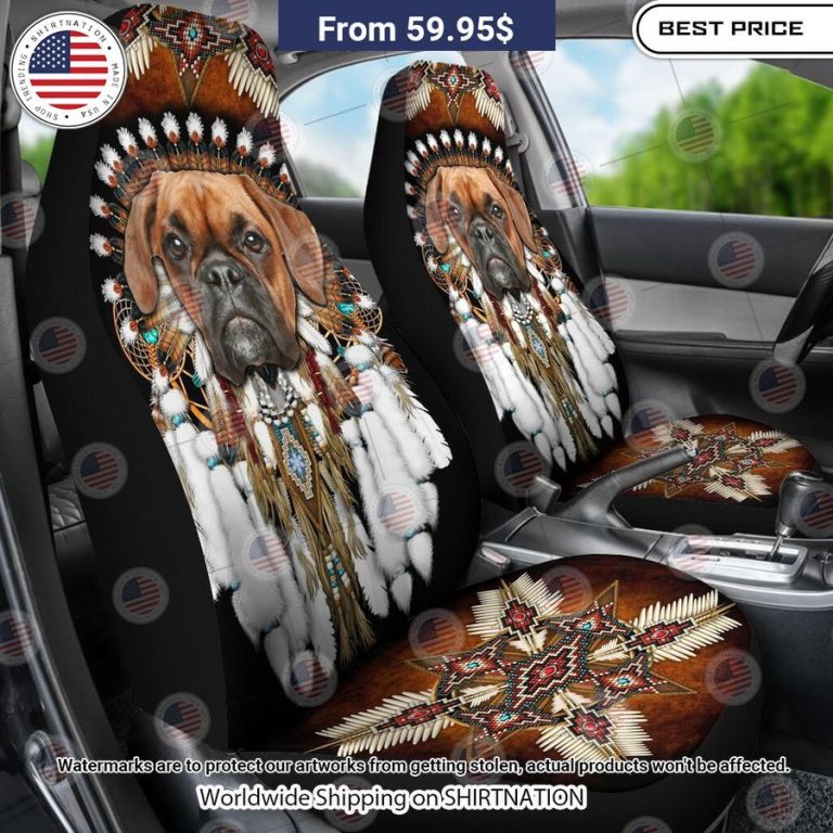 boxer dog native american rosette seat cover 3 877.jpg