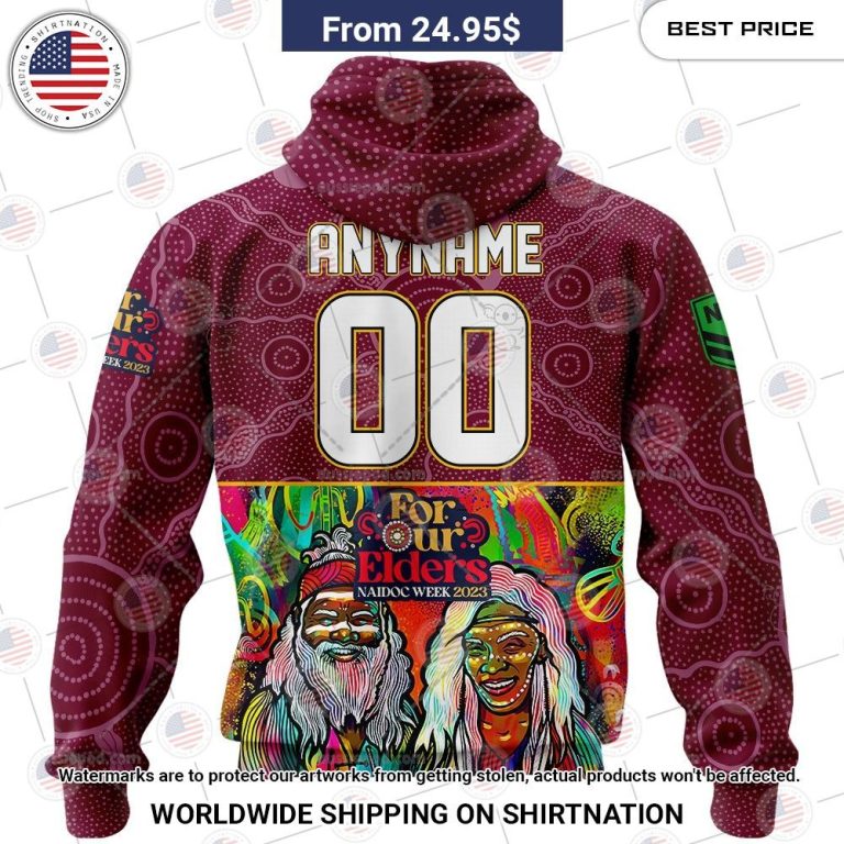 Brisbane Broncos Team NAIDOC Week 2023 Custom Shirt Heroine