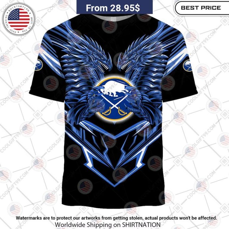 Buffalo Sabres Dragon Custom Shirt Generous look