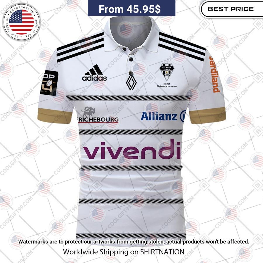 Ca Brive Rugby Rugby 2223 Jersey Style Custom Polo Natural and awesome