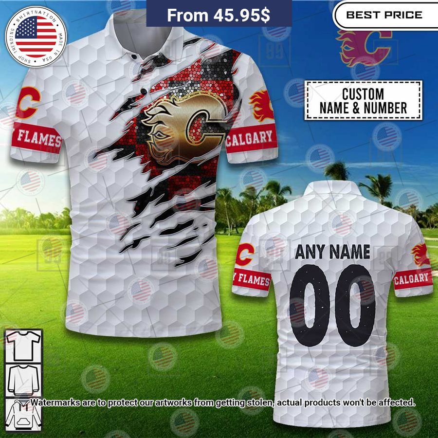 Custom Name And Number NHL Calgary Flames Mix Jersey 2023 Tshirt