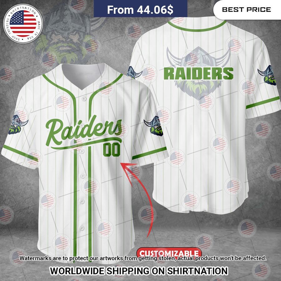 Canberra Raiders Custom Baseball Jersey Bless this holy soul, looking so cute