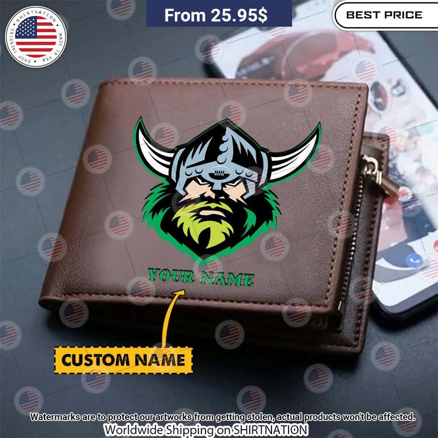 Canberra Raiders Custom Leather Wallet