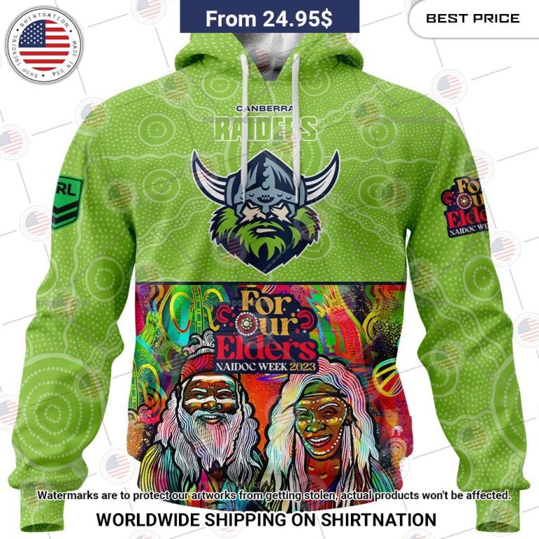 Canberra Raiders NAIDOC Week 2023 Custom Shirt Handsome as usual