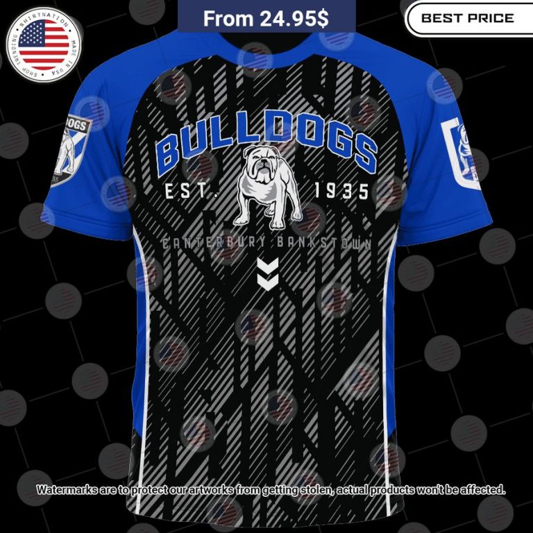 Canterbury Bankstown Bulldogs Blocker NRL 2023 Custom Shirt Nice Pic