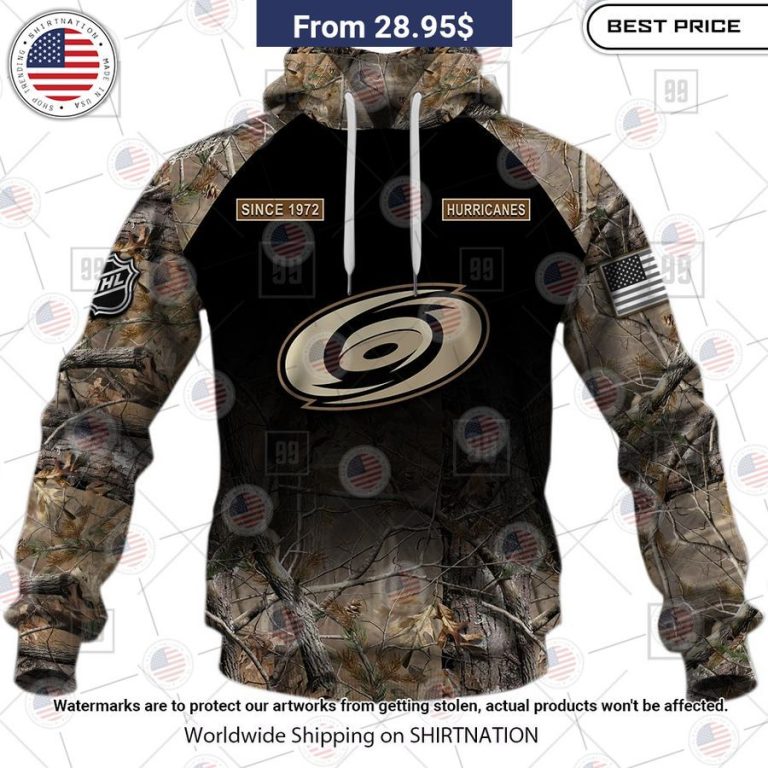 Carolina Hurricanes Camouflage Custom Hoodie Loving, dare I say?