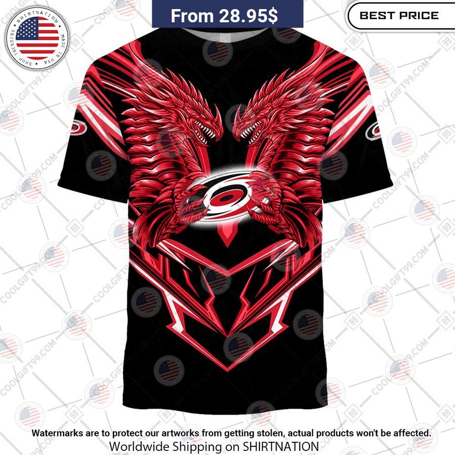 Carolina Hurricanes Dragon Custom Shirt Damn good
