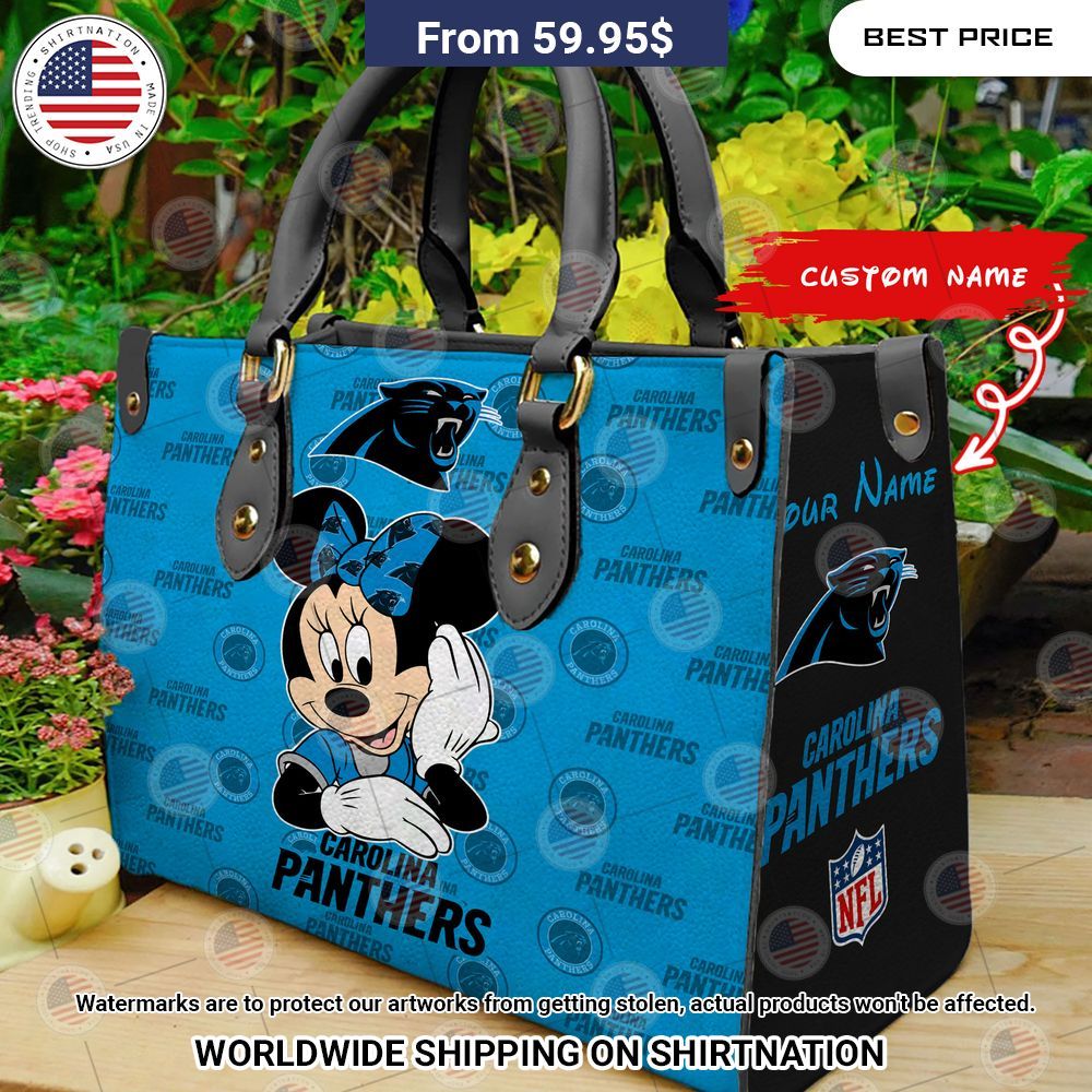 Carolina Panthers Minnie Mouse Leather Handbag My favourite picture of yours