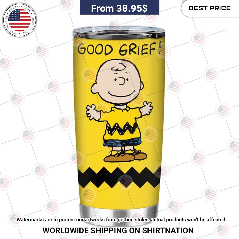 Charlie Brown Good Grief Tumbler Generous look