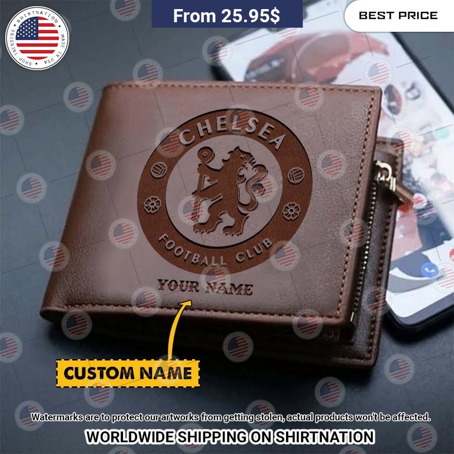 Chelsea Custom Leather Wallet Nice Pic