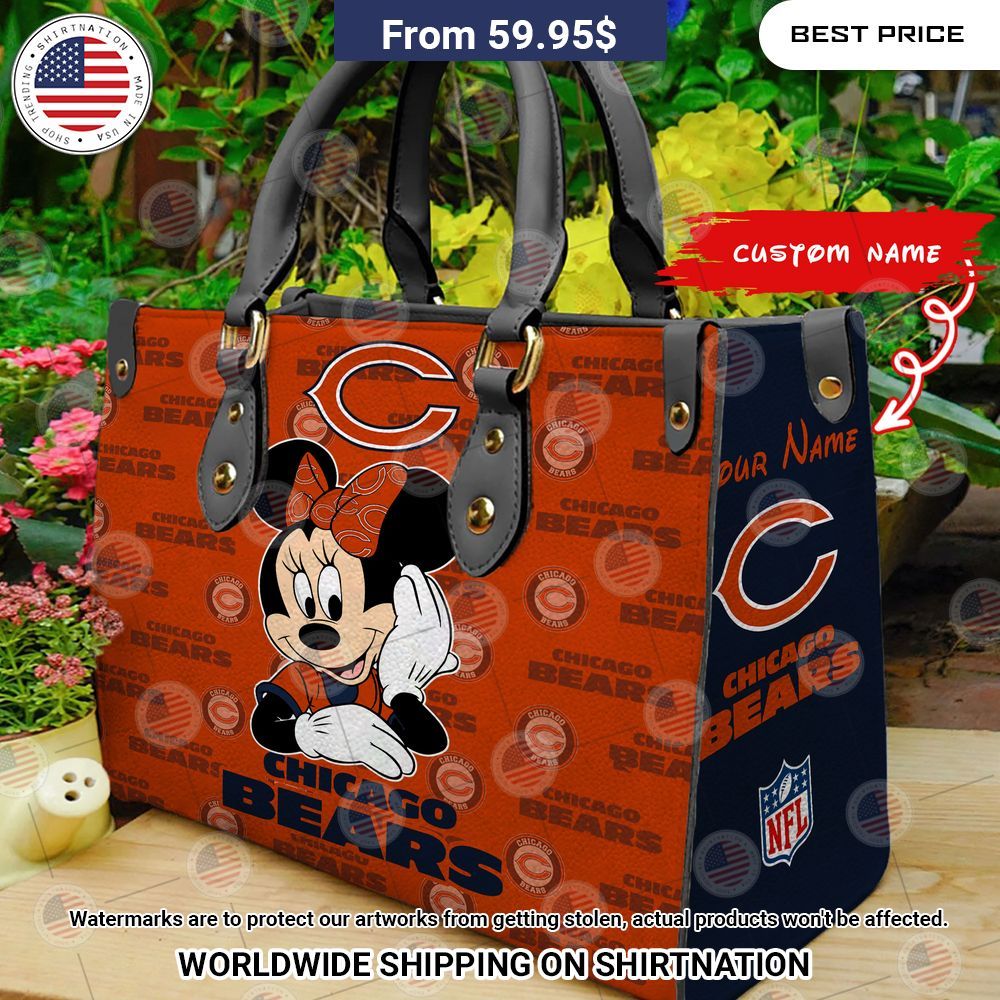 Chicago Bears Minnie Mouse Leather Handbag How did you learn to click so well