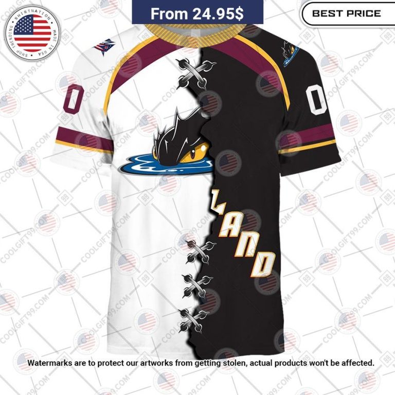 Cleveland Monsters Mix Jersey Custom Hoodie Generous look