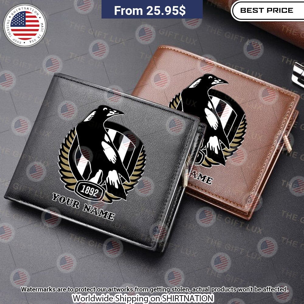 Collingwood Football Club Custom Leather Wallet You tried editing this time?