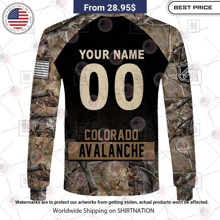 Colorado Avalanche Camouflage Custom Hoodie Loving, dare I say?