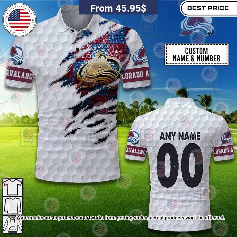 Colorado Avalanche Custom Polo Heroine