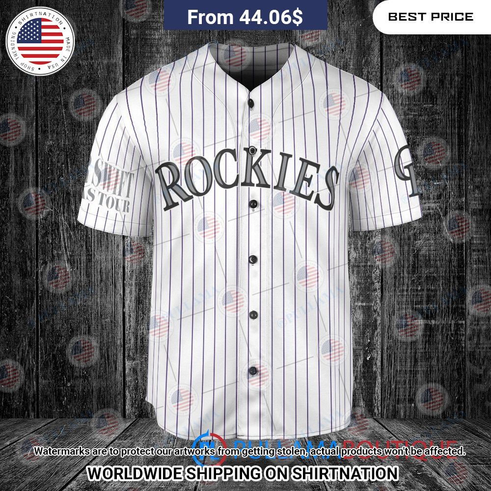 The Perfect Jersey - Colorado Rockies W/ Bling