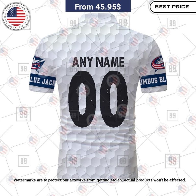 Columbus Blue Jackets Custom Polo Best picture ever