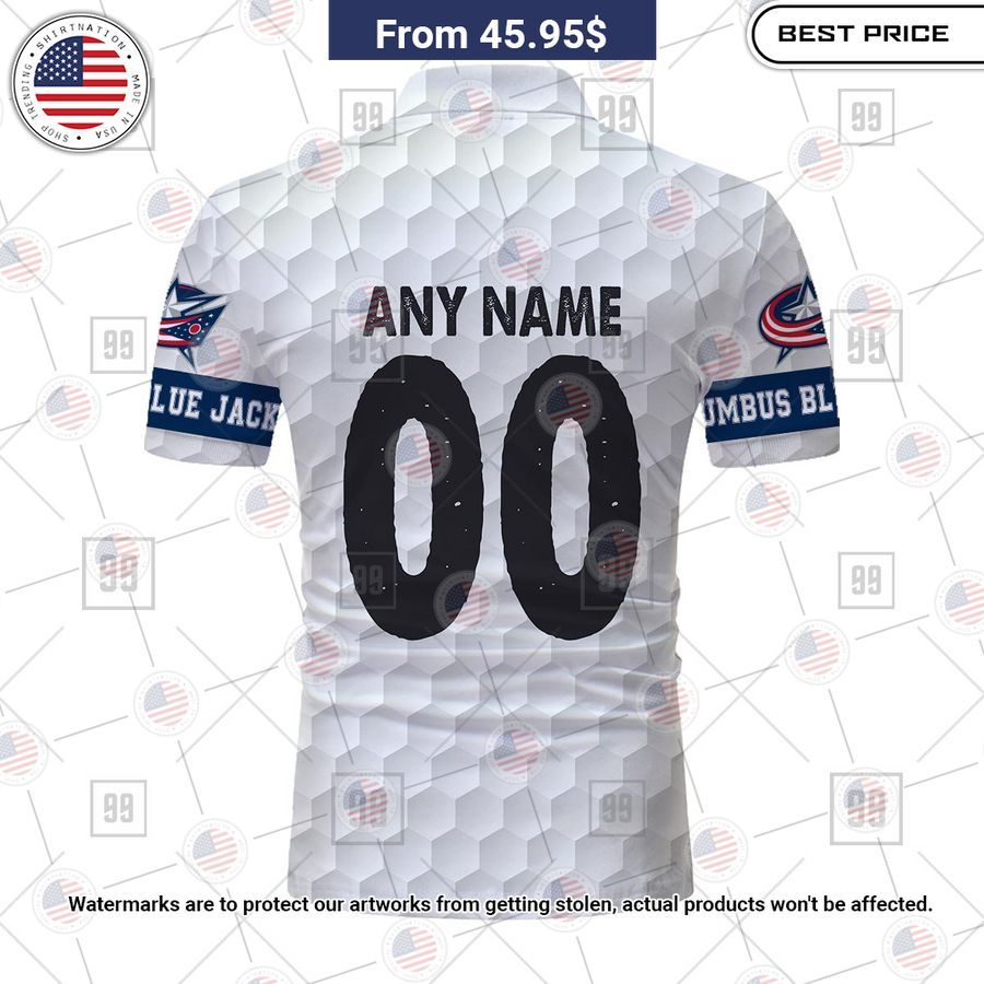 Columbus Blue Jackets Custom Polo Best picture ever