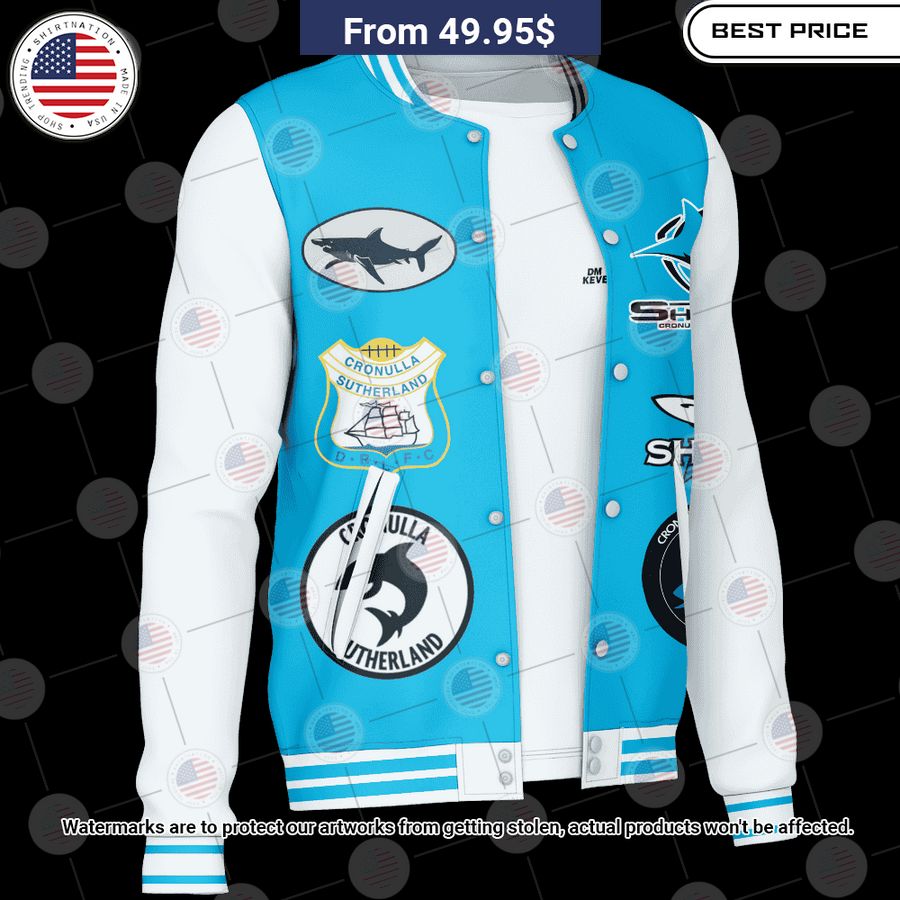cronulla sutherland sharks retro logo revolution custom baseball jacket 2 958.jpg