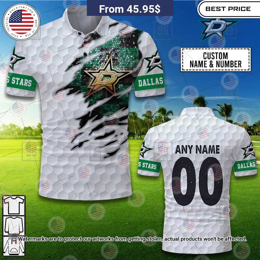 Dallas stars best sale golf shirt