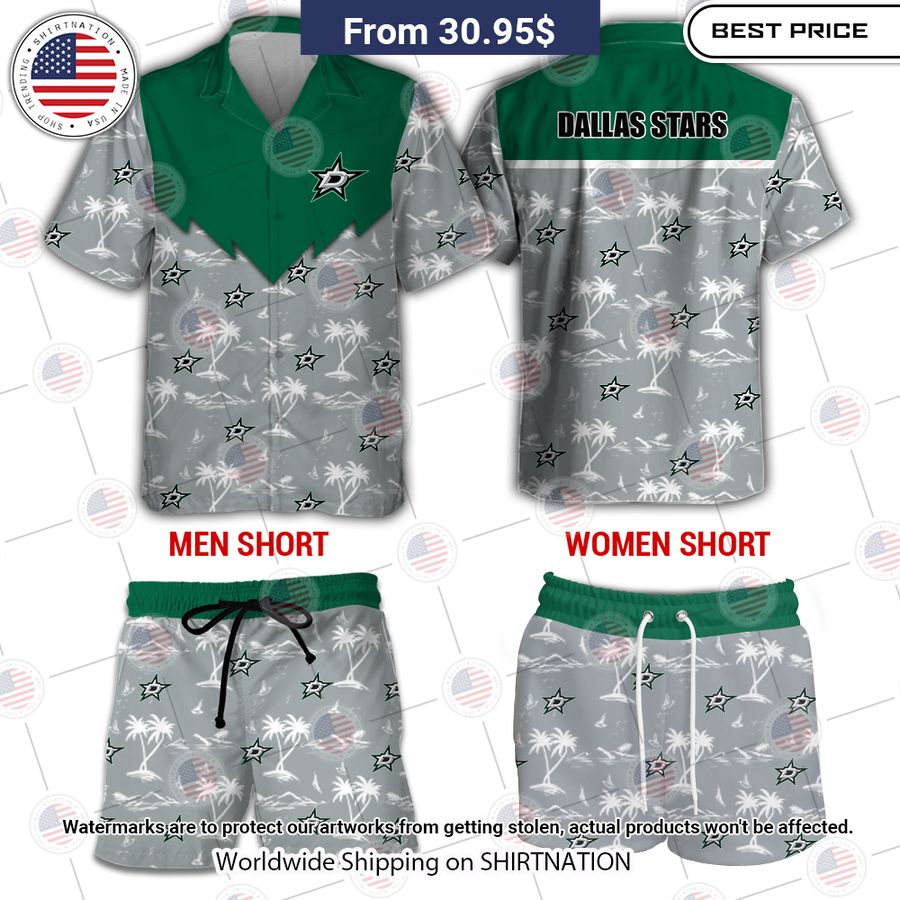 dallas stars hawaiian shirt 1 399