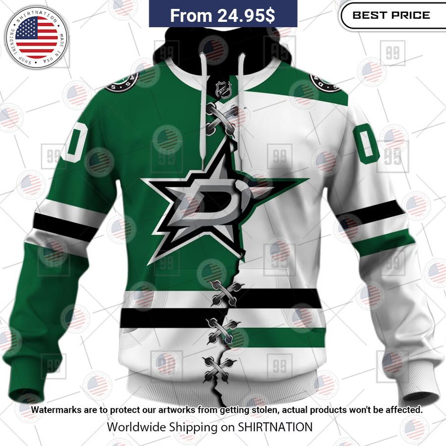 dallas stars mix jersey 2023 custom hoodie 2 644