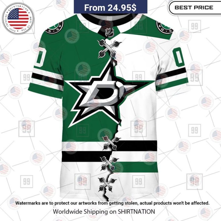 dallas stars mix jersey 2023 custom hoodie 3 874