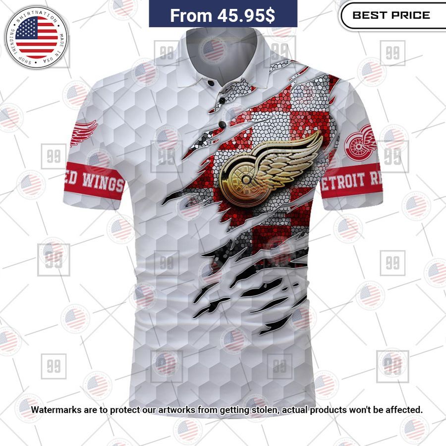 Detroit Red Wings Custom Polo Oh my God you have put on so much!