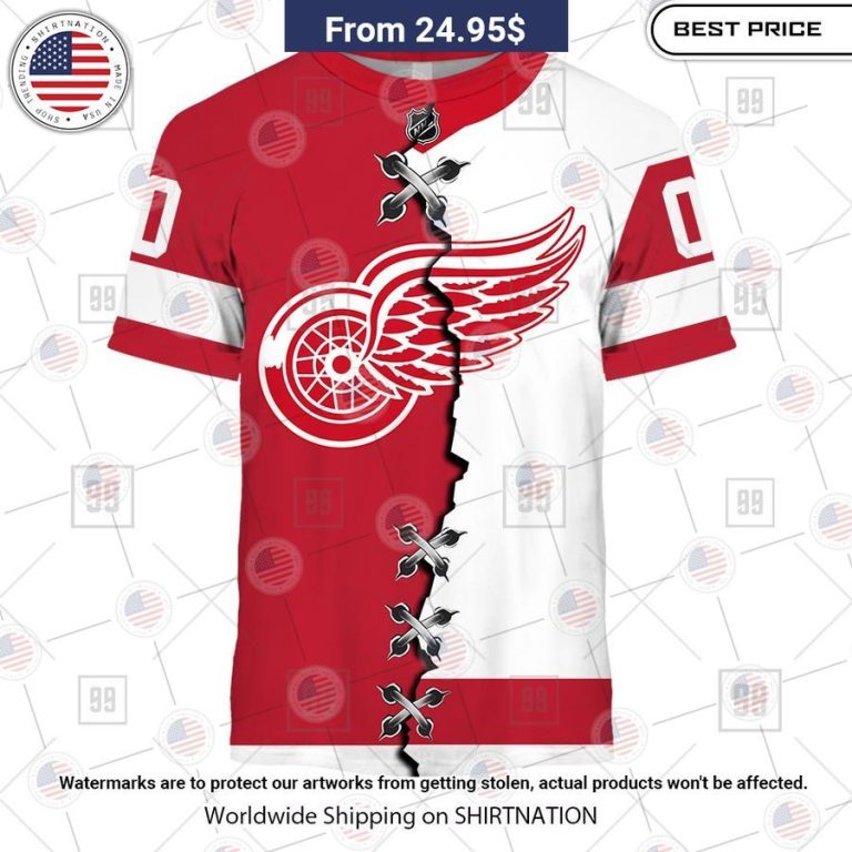 detroit red wings mix jersey 2023 custom hoodie 3 283