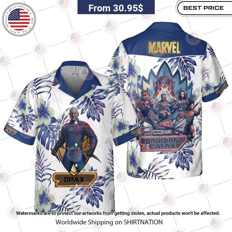 Drax Guardians of the Galaxy 2023 Hawaiian Shirt Good one dear